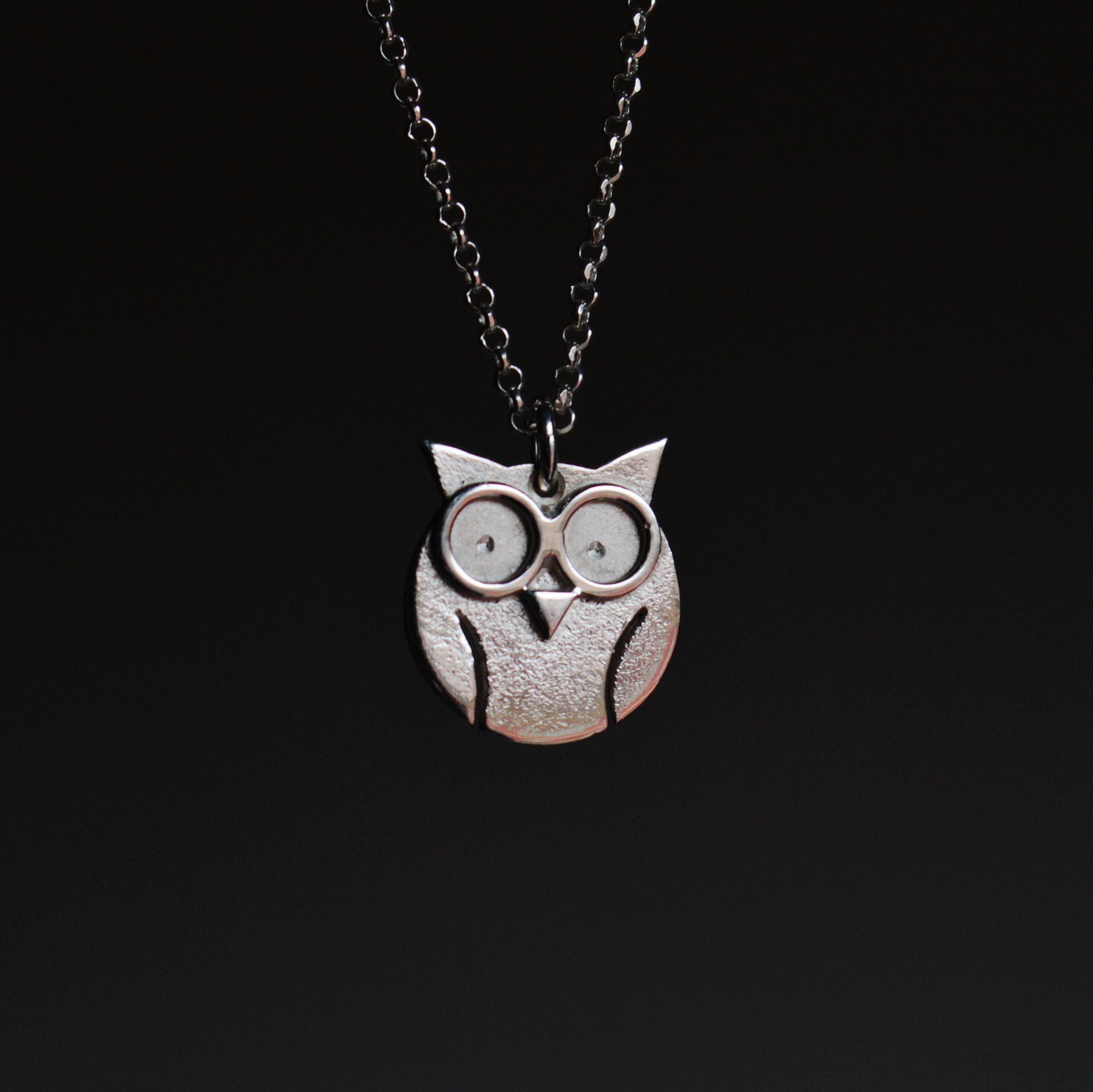 OWL Colgante De B ho De Plata De Ley Con Cadena Collar De Etsy owl-colgante-de-b-ho-de-plata-de-ley-con-cadena-collar-de-etsy