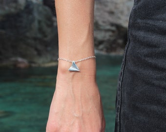 ORIGAMI - sterling silver paper plane bracelet by Calcagnini Gioielli