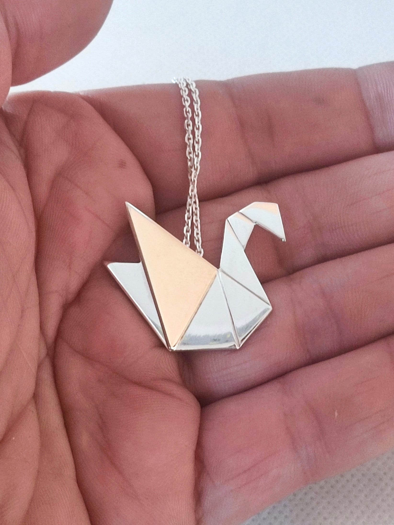 Gioielli di cigno origami - Italia