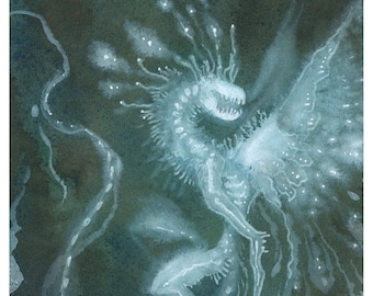 Limited Edition Lustre Print &quot;Faerie Forest: Sprite 5&quot; 5&quot;x7&quot;