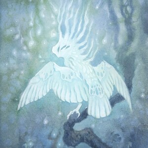 8"x10" Limited Edition lustre print "Faerie Forest: Visitor 1"