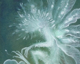 Mold Faerie / Original ACEO Painting