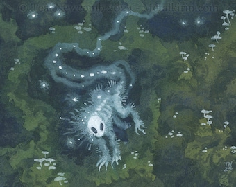 Faerie Forest: Sprite 6 / Original ACEO Painting