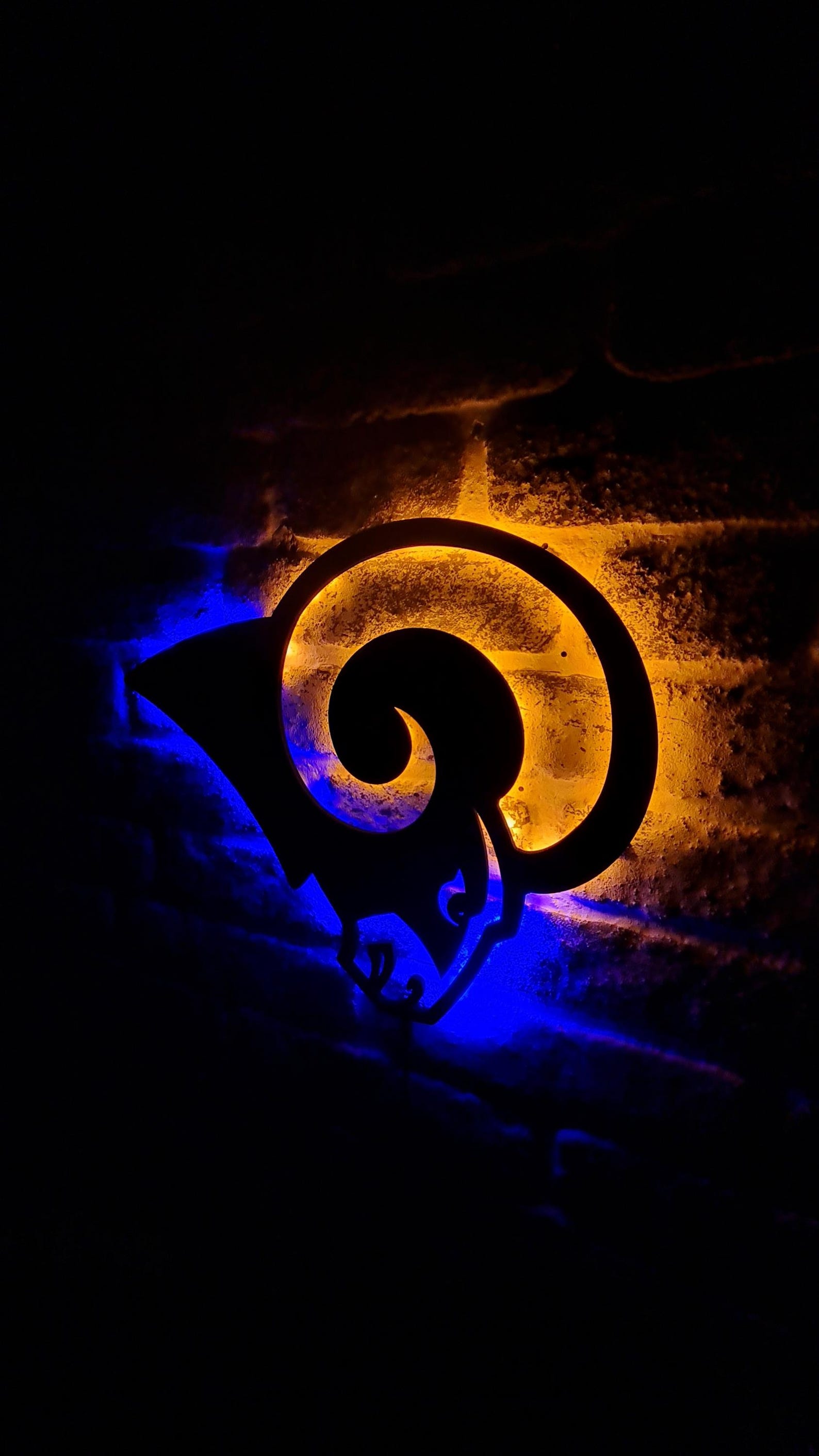 Los Angeles Rams Led Lighted Sign, Rams Emblem Wall Decor, Home Decor ...