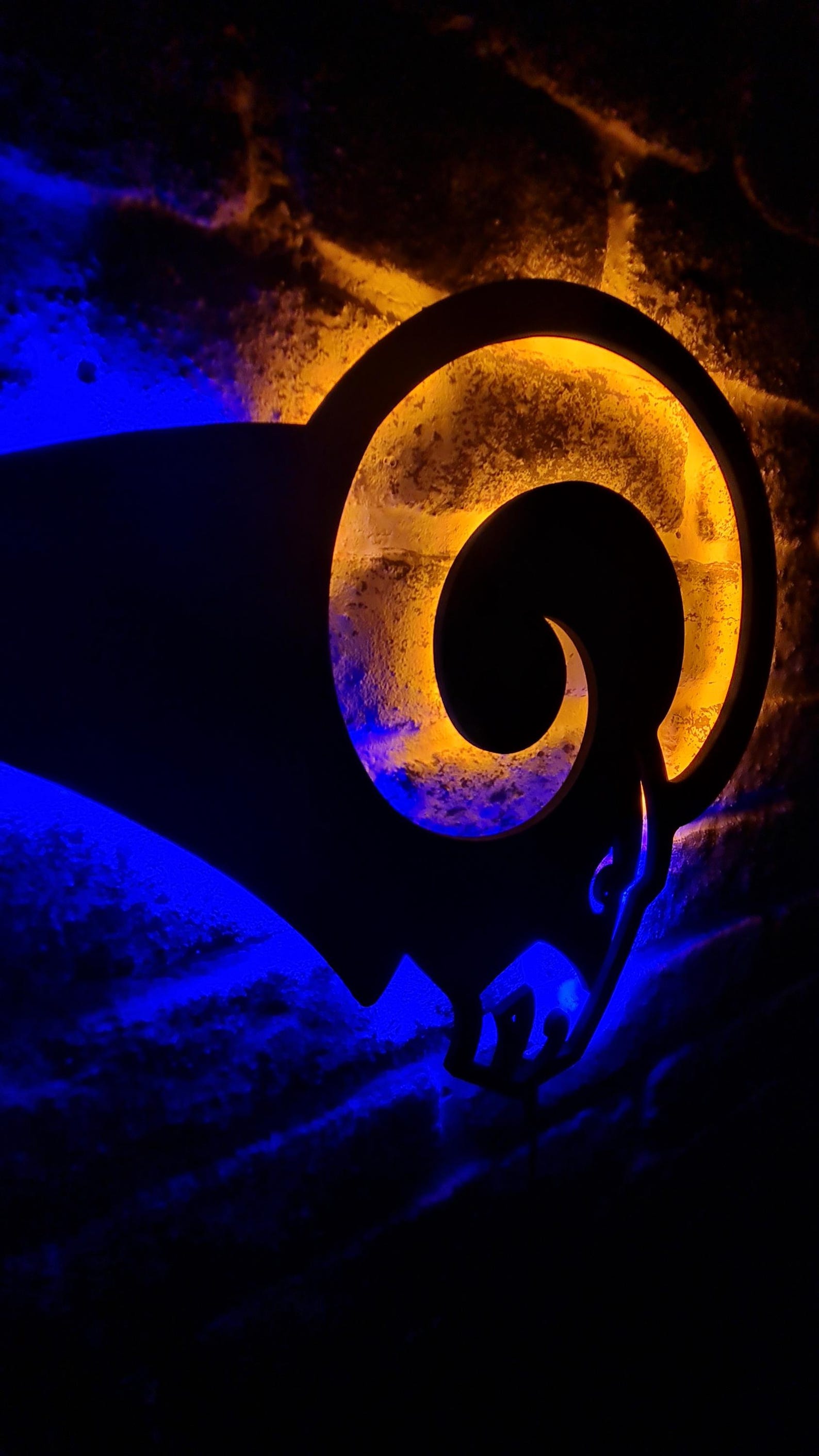 Los Angeles Rams Led Lighted Sign, Rams Emblem Wall Decor, Home Decor ...