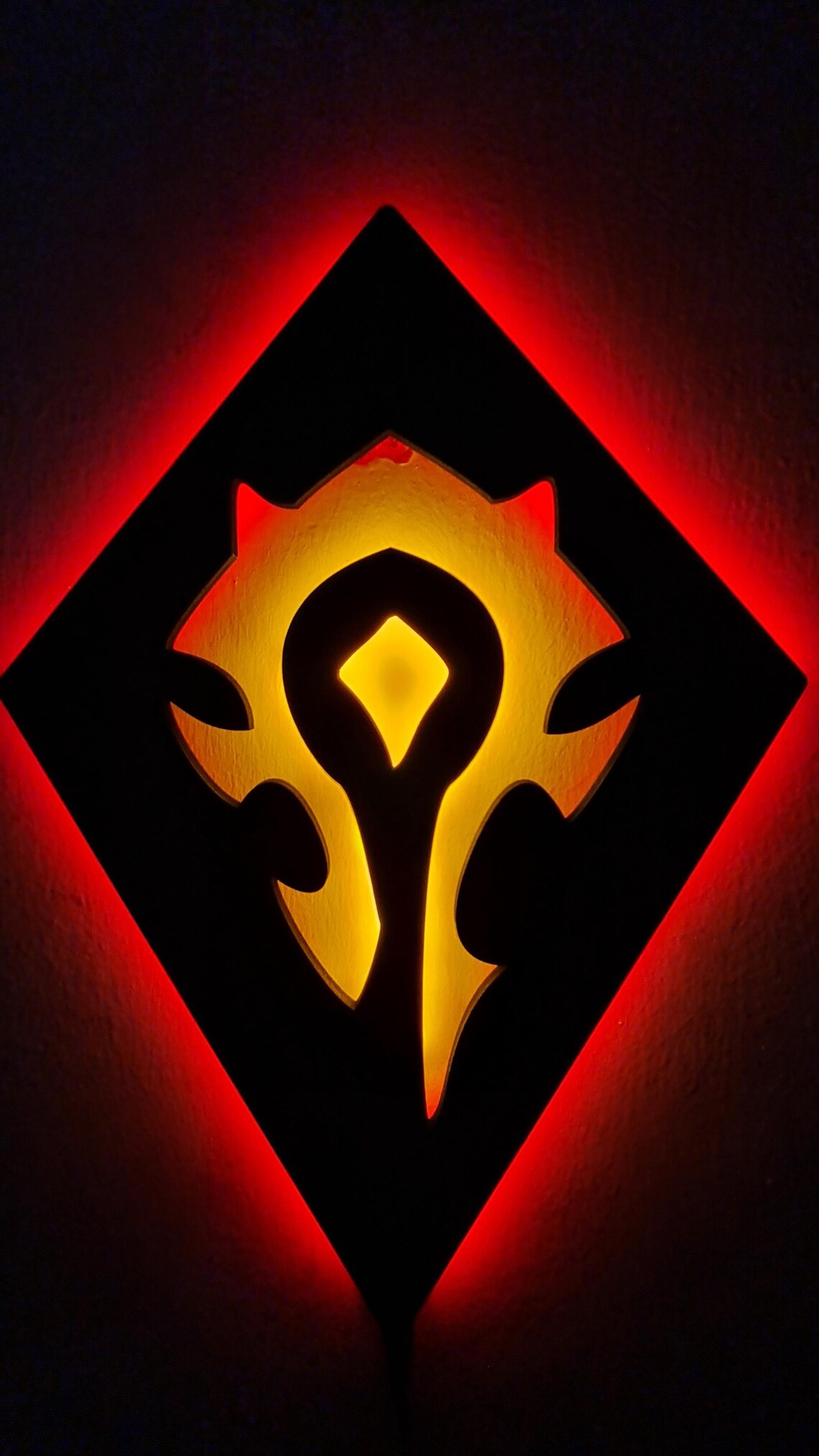 World of Warcraft Led Sign - Wow Illuminated Wall Sign - Wow Fans ...