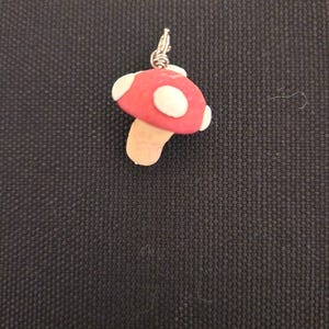 Red mushroom charm