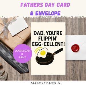 Vaderdagkaart, Happy Father's Day, grappige papa-grap, digitale wenskaart, pdf-kaart papa, papadagkaarten, kaart direct downloaden voor papa