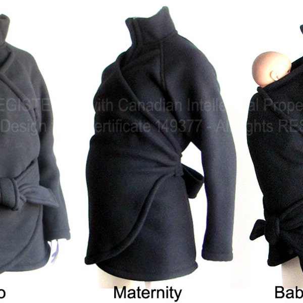 Maternity. Baby Clothes, SALE, Maternity Coat. Maternity Clothes. Sling Coat.  Babywearing Coat. Baby Wearing Coat.