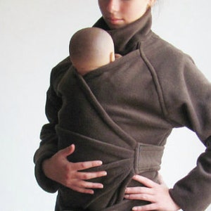 Maternity. Baby Wearing, SALE, Babywearing Coat. Baby Clothes. Baby Wearing Jacket. BLACK. Ergo, Sling, Wrap. Poncho. image 1