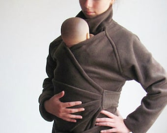 Maternity. Baby Wearing, SALE, Babywearing Coat. Baby Clothes.  Baby Wearing Jacket. BLACK. Ergo, Sling, Wrap. Poncho.