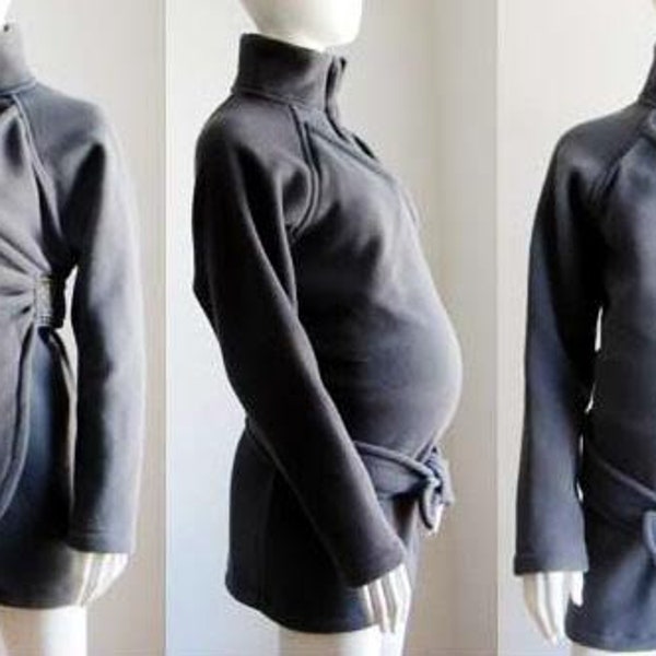 Maternity Jacket, Maternity, Maternity Jacket,  Maternity Clothes, Pill Fleece, Baby Clothes, Babywearing Jacket. Baby Wearing.