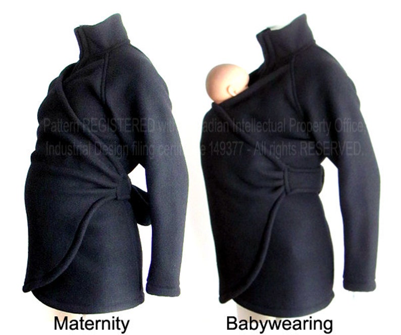 Maternity. Baby Clothes, SALE, Maternity Clothes. Babywearing Coat. Baby Wearing Coat. SPRING. Sling Coat. Carry Coat. Ergo. Sling. Jacket. image 1