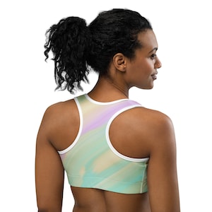 Moisture-Wicking Racerback Sports Bra: Workout & Yoga Support