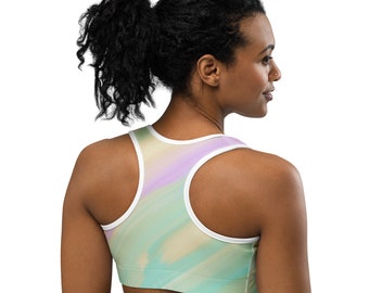 Sujetador deportivo con espalda nadadora que absorbe la humedad: soporte para entrenamiento y yoga