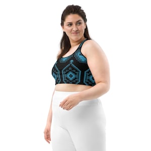 Sweat-Wicking Sports Bra: Racerback, Medium Support