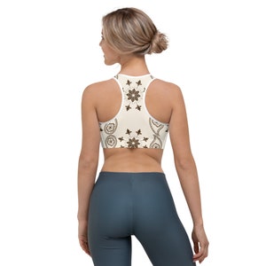 High Support Sport Bra: Moisture-Wicking Racerback for Running & Training