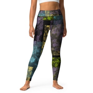 Floral Yoga Leggings: Soft, Stretchy, High-Waisted
