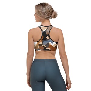 Moisture-Wicking Sports Bra: Racerback, Medium Support