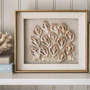 Center Cut Babylonia Seashells for Nautical Coastal and Beach Decor and Display,  Crafting Shells