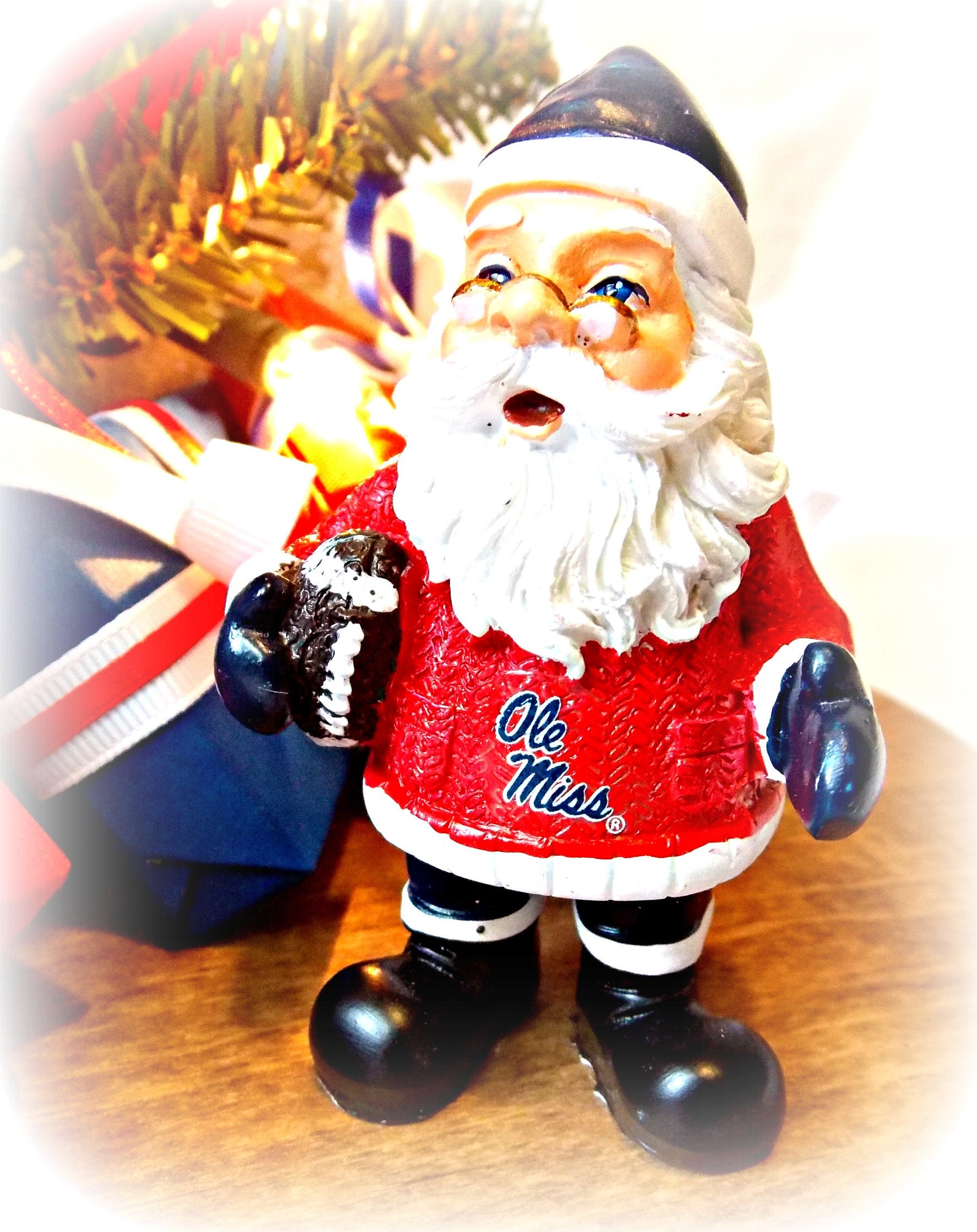 Ole Miss Rebel Ornament Christmas Tree Fan Alumni Etsy