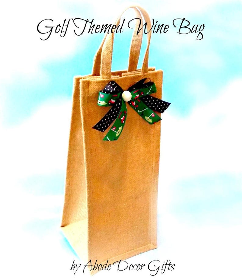 Golf Wine Wine Bag Golf Club Golf Ball Golfer Gift Etsy