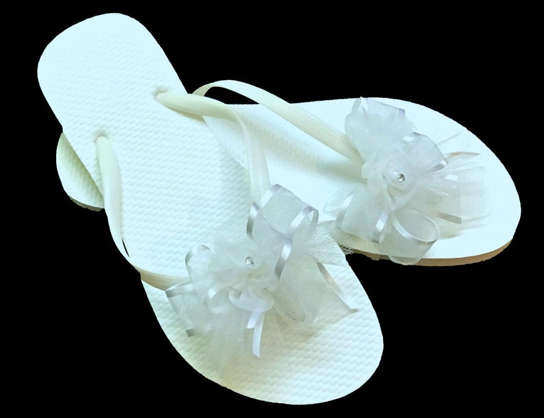 elegant flip flops wedding