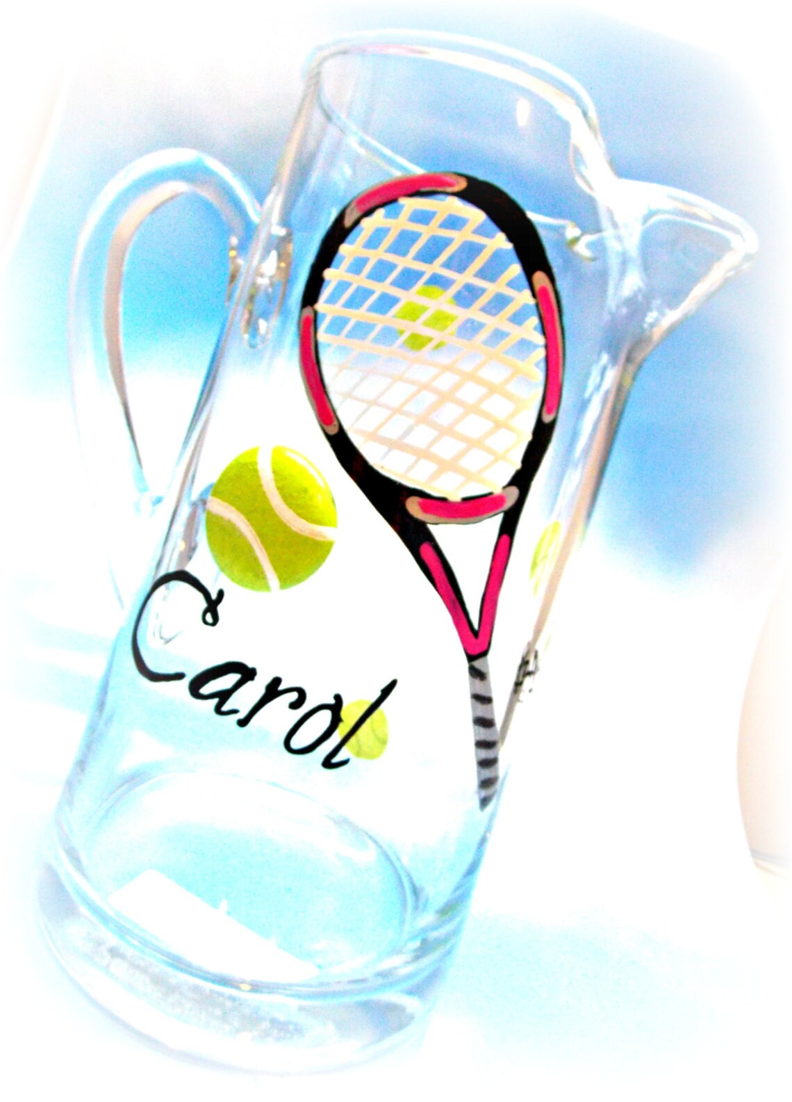 Tennis Gifts Womens Tennis Gifts Tennis Pitcher Tennis Etsy