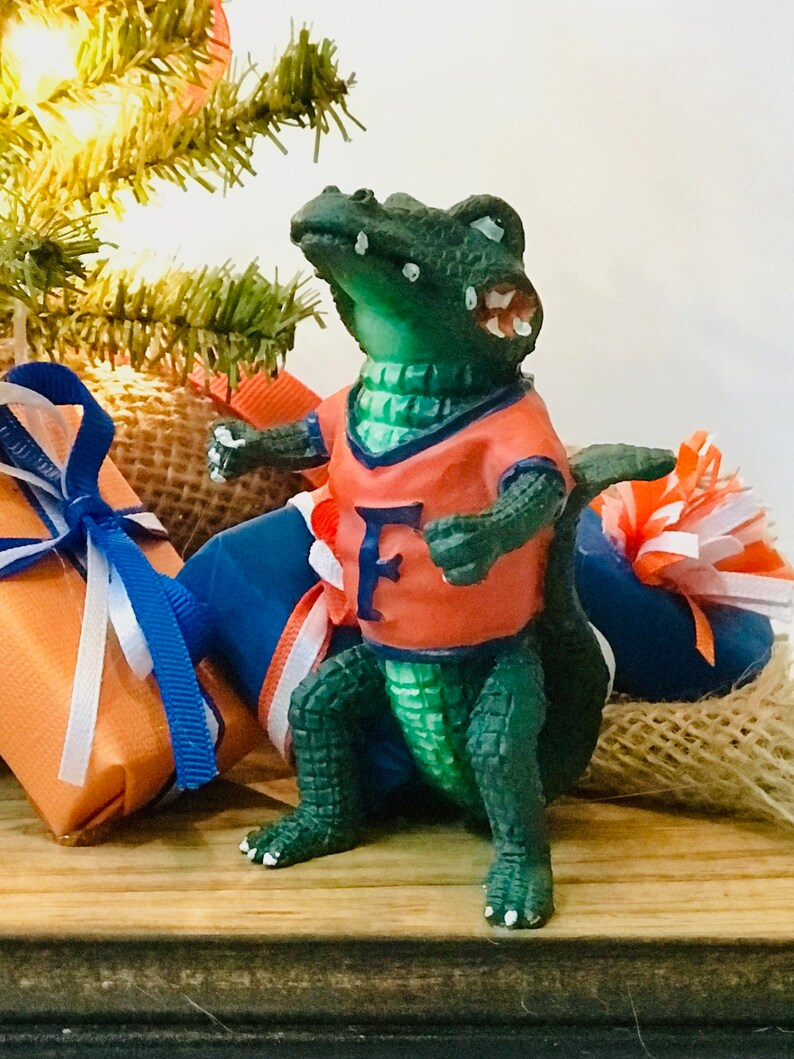 Florida Gators Team Spirit Table Top Christmas Tree Ornament Etsy