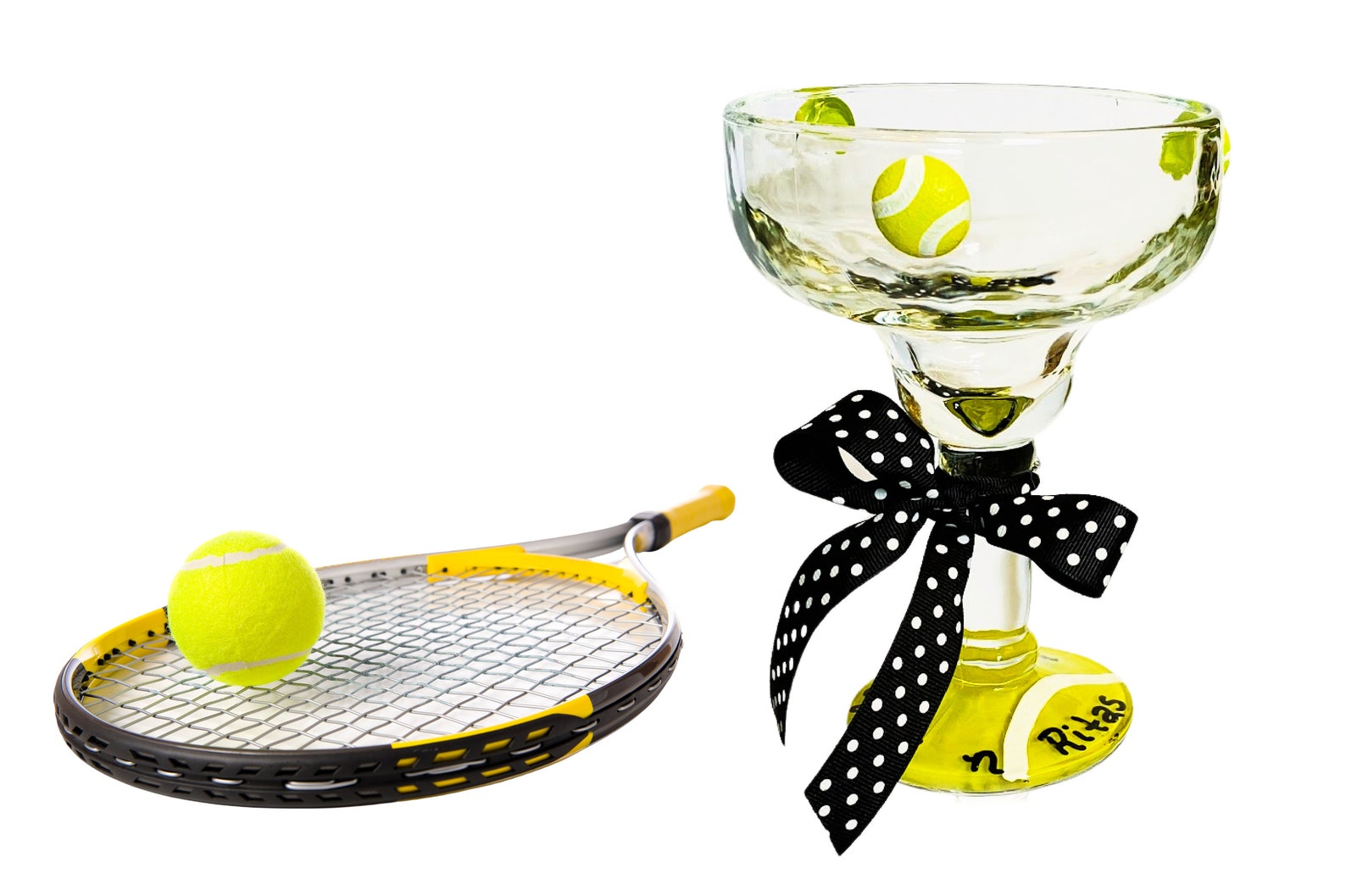 Tennis Gifts Tennis Ball Margarita Glass Tennis Glass Etsy