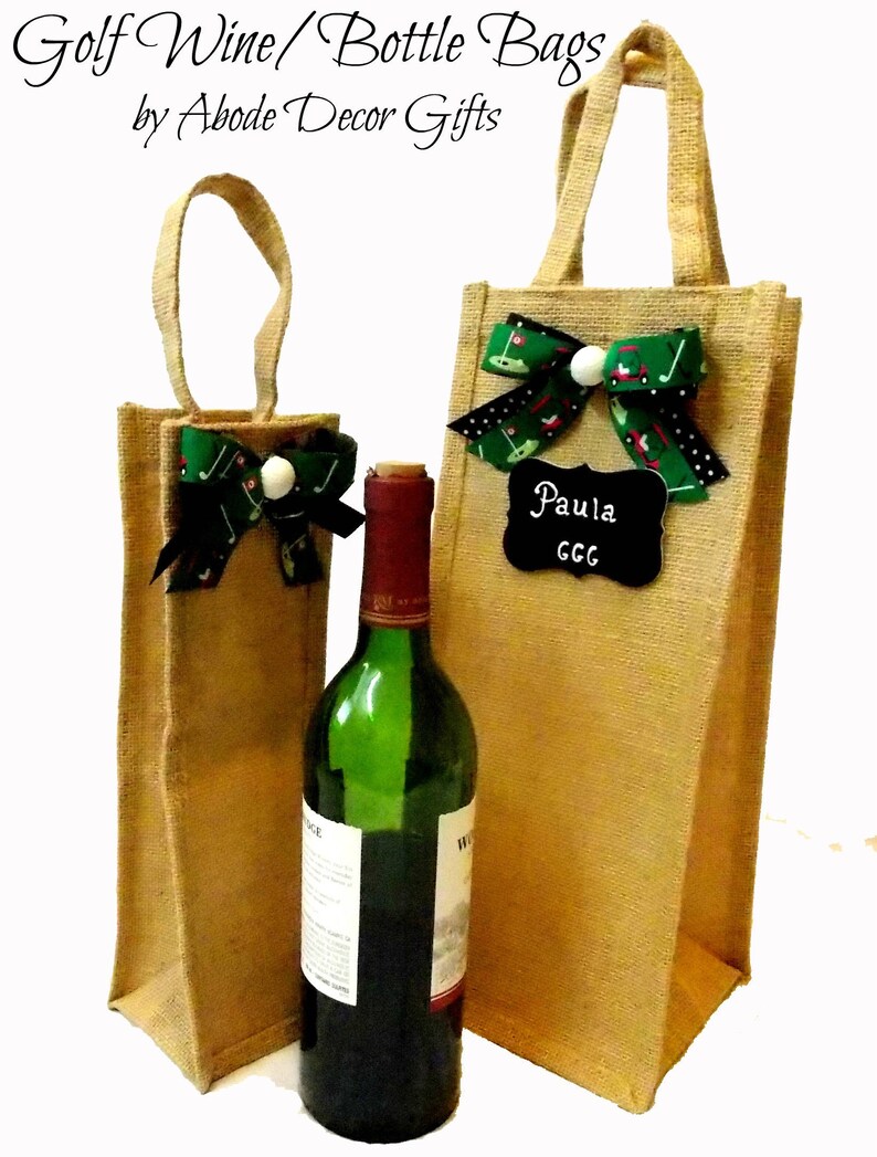Golf Wine Wine Bag Golf Club Golf Ball Golfer Gift Etsy