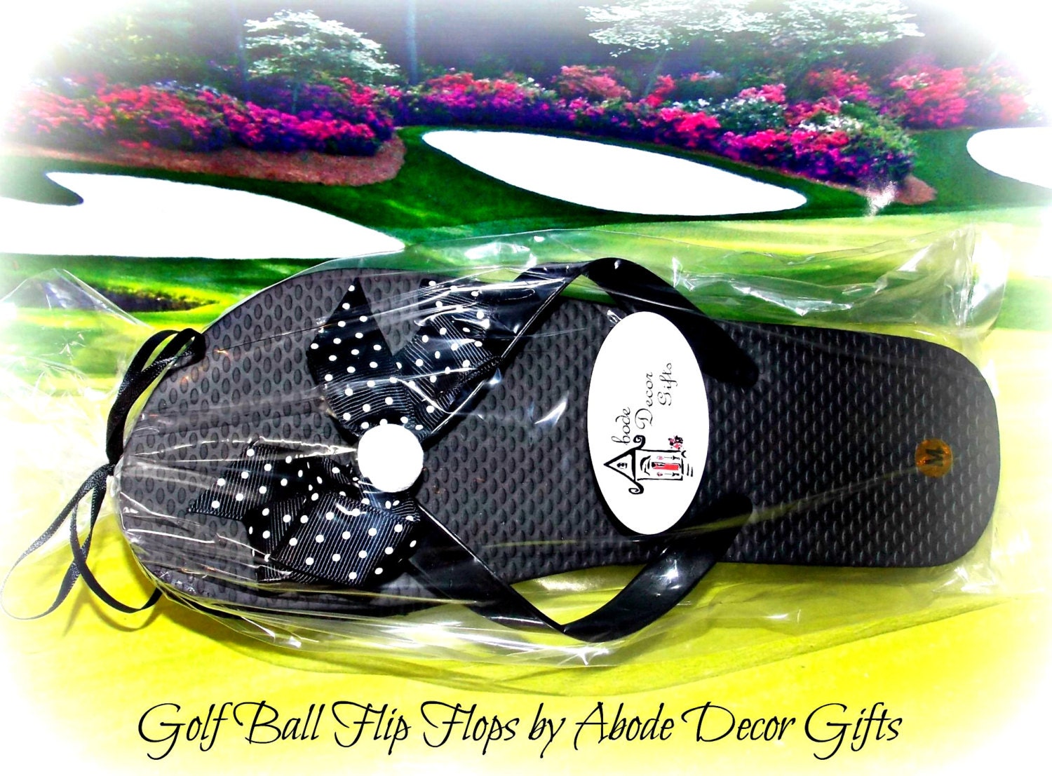 Flip Flops Golf Golfer Flip Flops Lady Golfer Gift Golf Etsy
