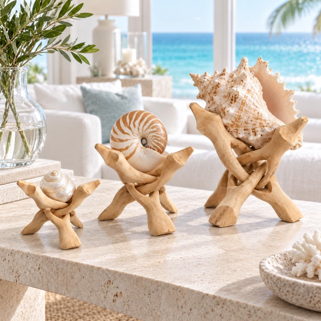 Natural Coral Stand - Etsy