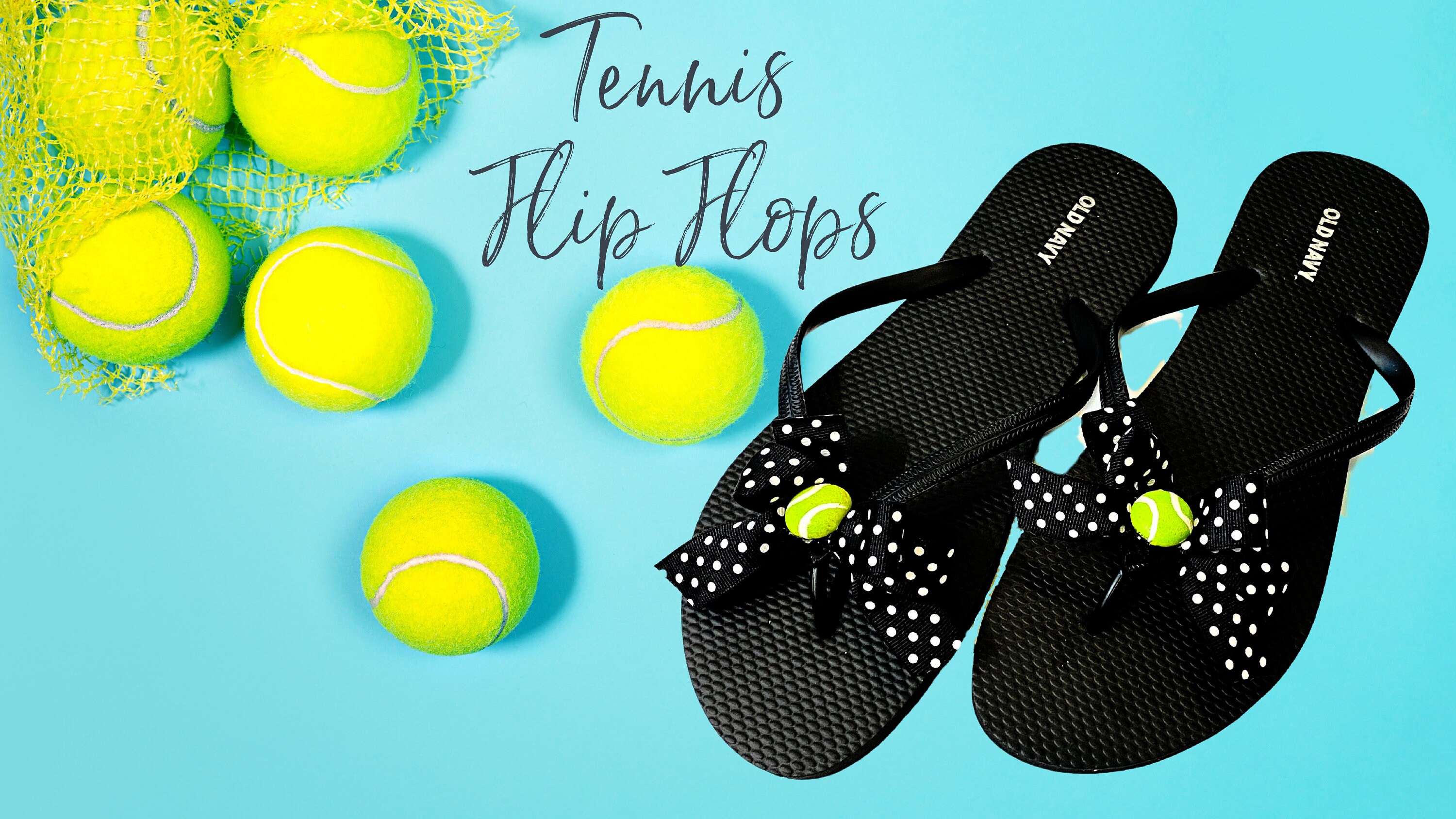 tennis flip flops