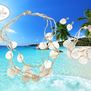 Capiz Necklace 3 pc. Set / Boho Jewelry / Mother of Pearl