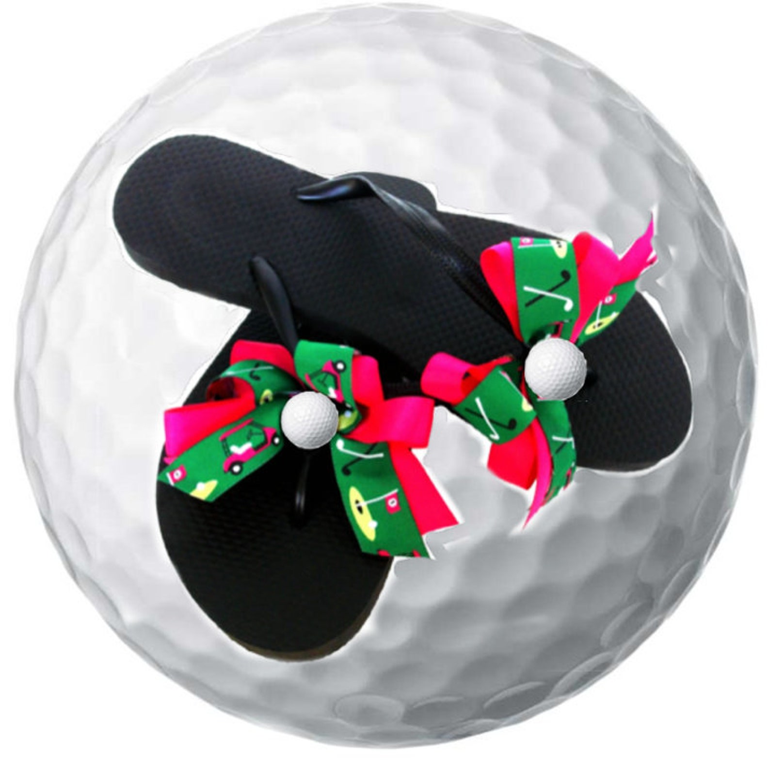 Flip Flops Golf Golf Ball Golf Cart Women's Golf Flip Etsy