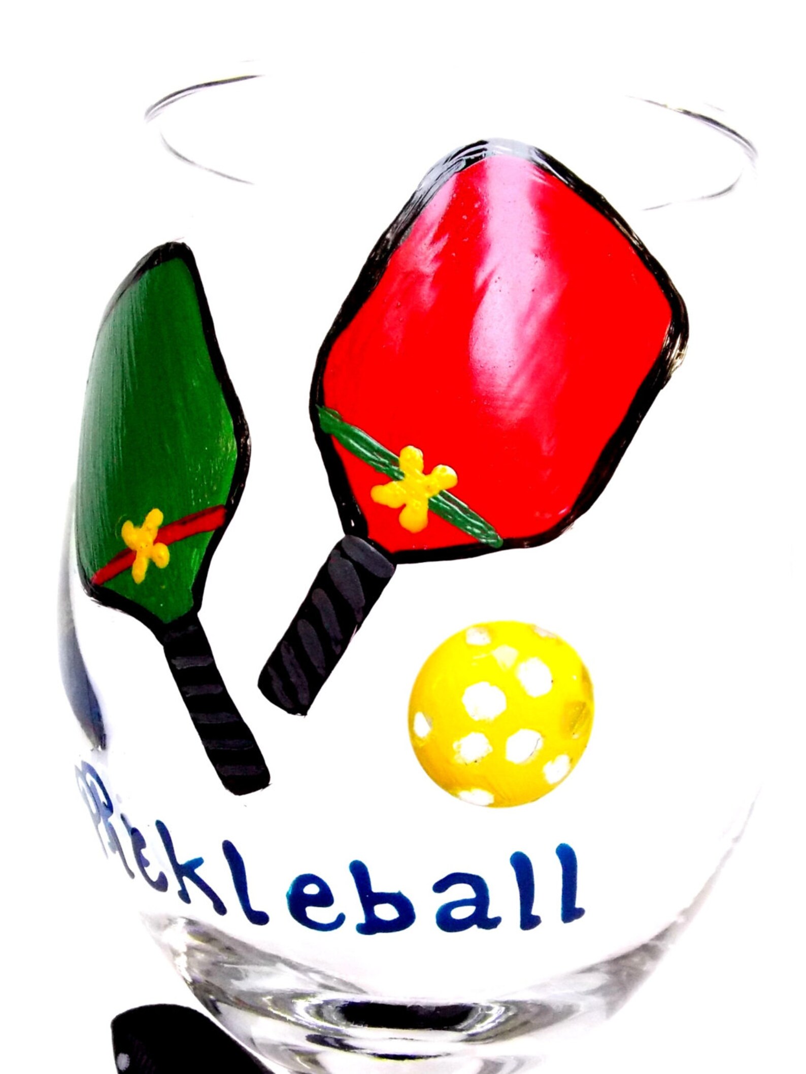 Pickleball Pickleball Gift Pickleball Wine Glass Pickleball Etsy