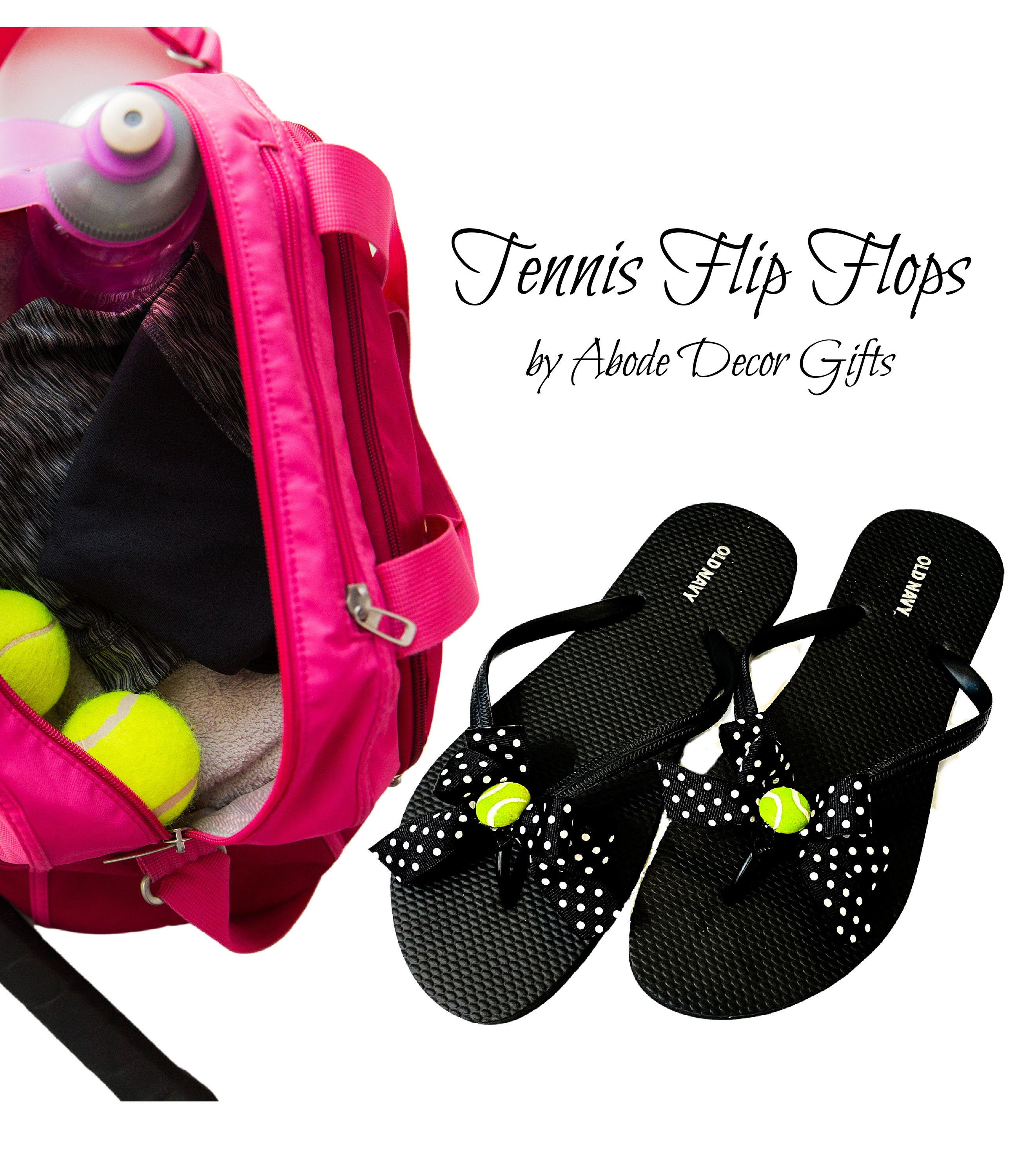 tennis flip flops