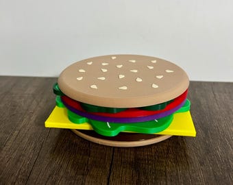 Burger Coaster Set | 3D Printed