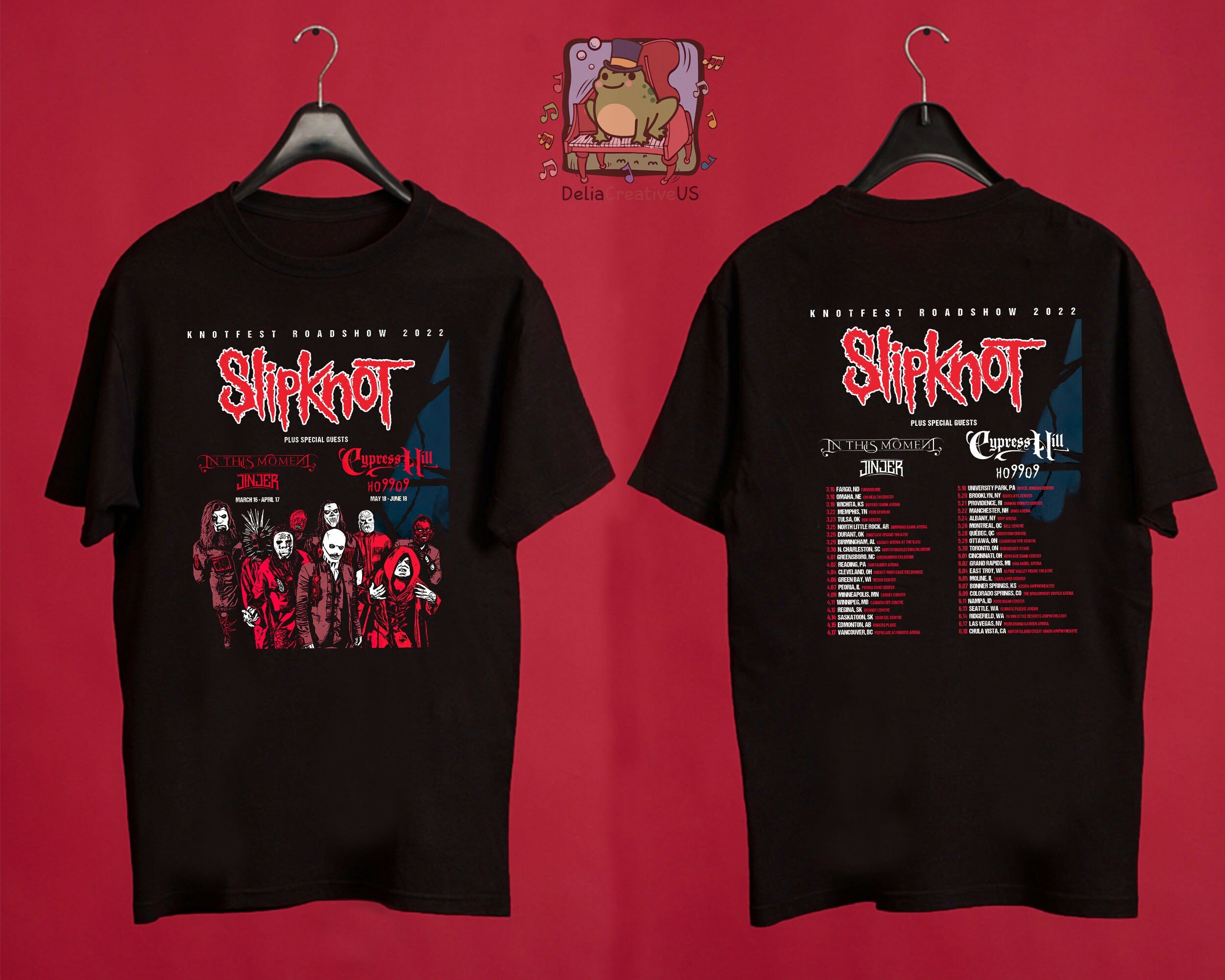Roadshow Christmas Tour 2022 The Knotfest Roadshow 2022 Slipknot 2022 Tour Shirt Slipknot | Etsy Ireland