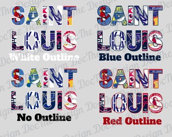 Diseños de letras de Saint Louis Sports