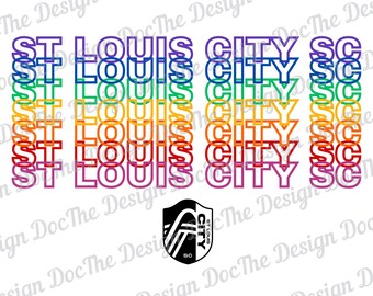 ¡Diseño de orgullo de la ciudad de St. Louis SC!