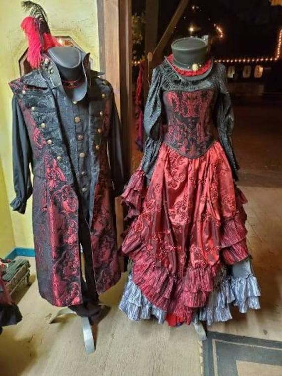 black pirate dress Pirate Skull Girl Twirl Dress