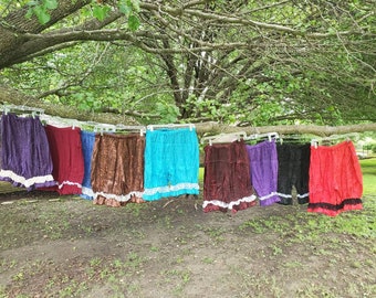 Fancy Bloomers with Lace, Steampunk, Victorian, Western, Wild West, Airship, Renaissance Festival, Ren Fair, Fest, Faire, Short Bloomers