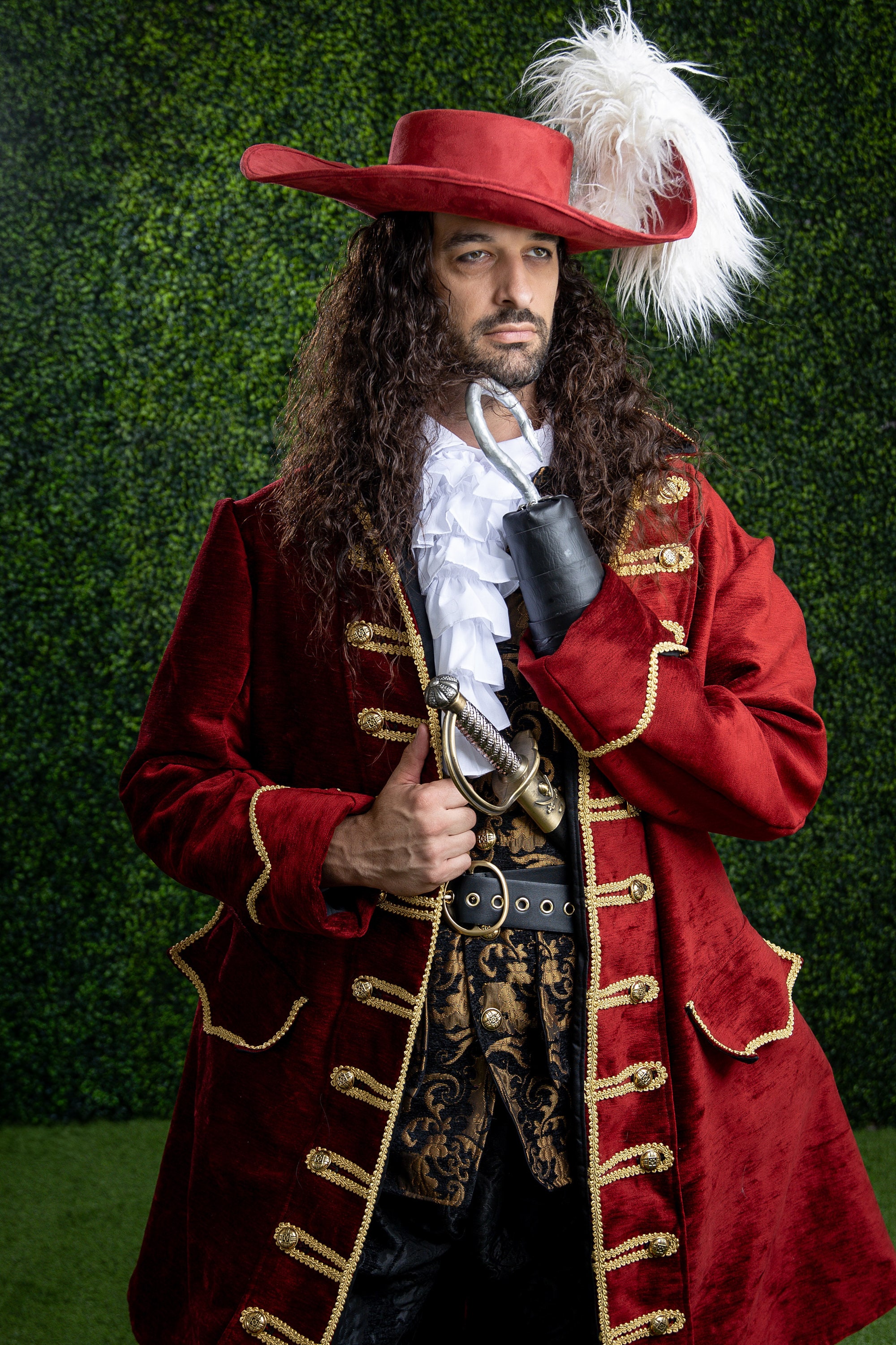 Disney Captain Hook Costume Adult Fancy Dress Disney Captain Hook Costume Adult Fancy Dress
