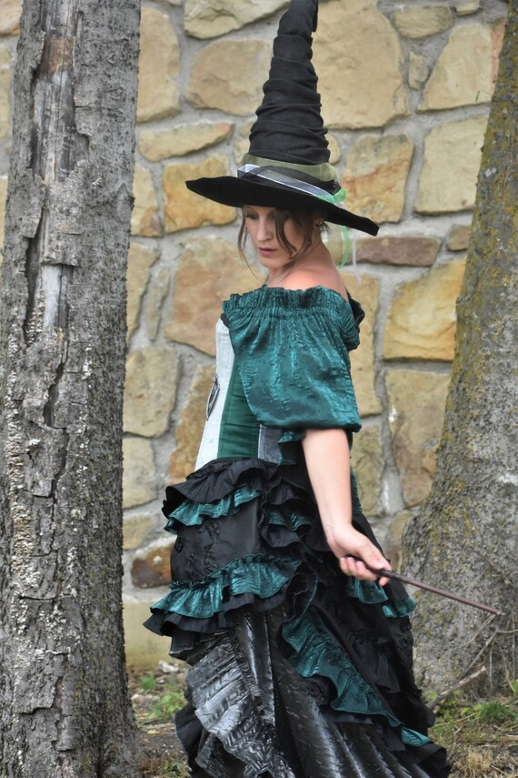 Wild festival skirt (green)