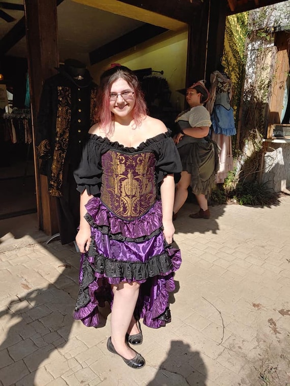 Purple western skirts hotsell