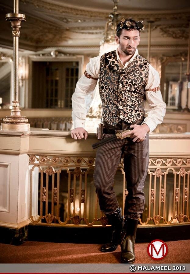 Steampunk Suit  Steampunk clothing, Mens fashion, Mens outfits