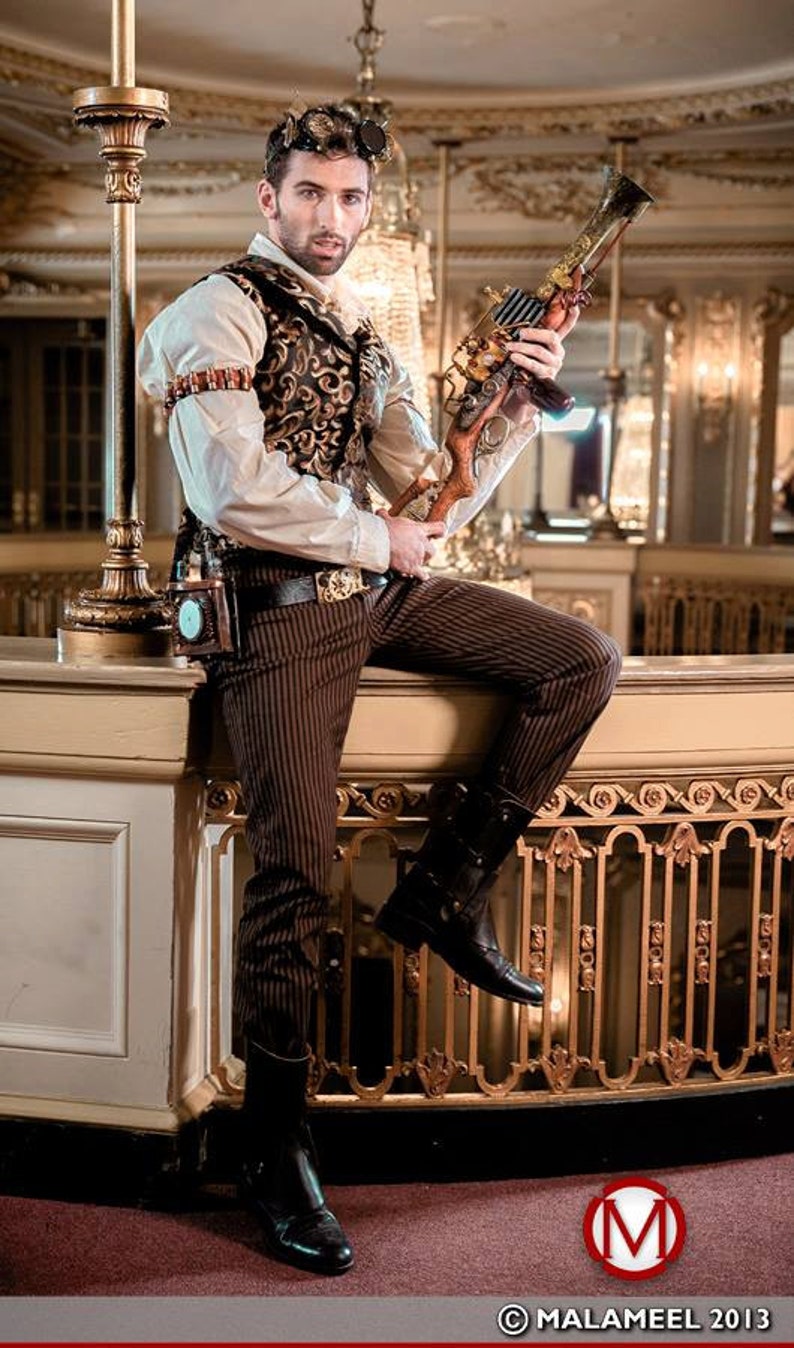 Steampunk Men’s Shirts   AT vintagedancer.com