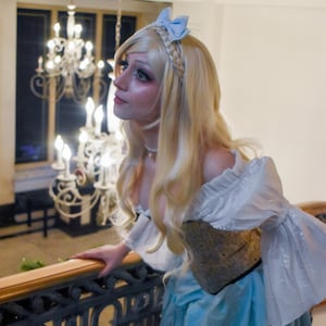 Costume corset inspiré du steampunk d&#39;Alice au pays des merveilles, fantaisie, steampunk, fantastique, cosplay, Halloween, romantique, princesse, conte de fées, costume